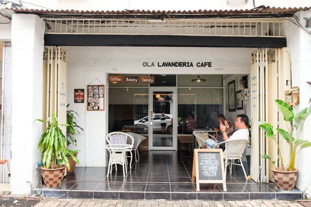 Ola Lavanderia Cafe Малакка Экстерьер фото
